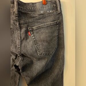 Levi's 511 Slim Black Stonewashed - 36 * 34